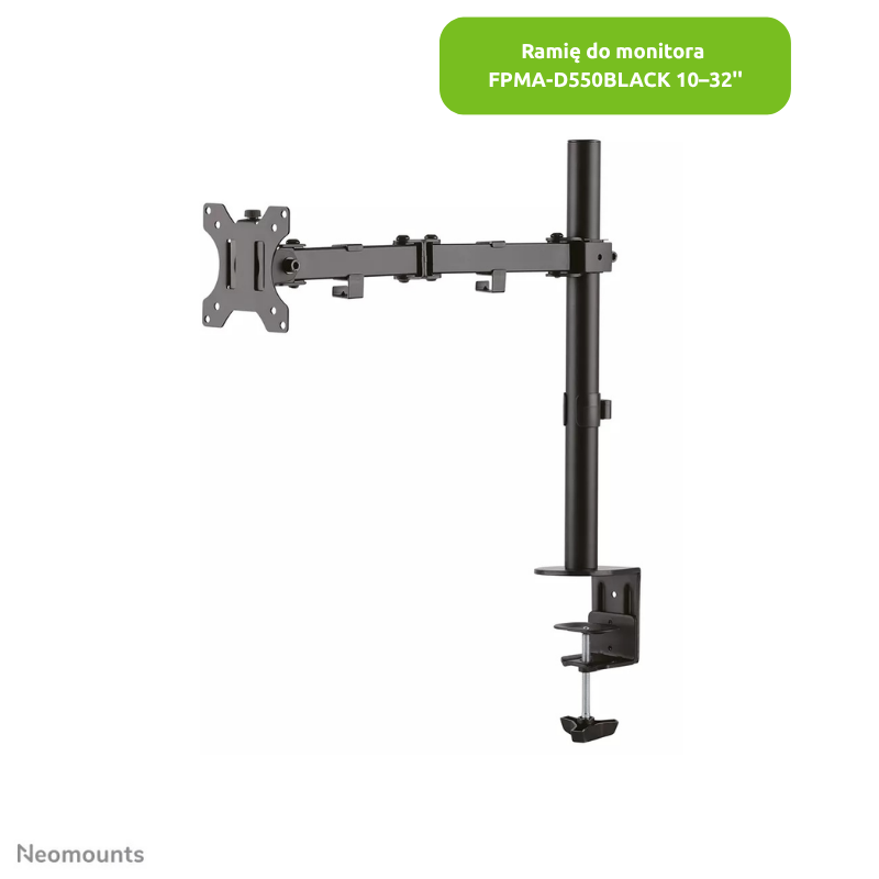 Ramię do monitora Neomounts FPMA-D550BLACK
