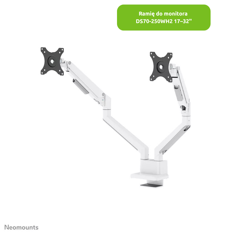 Ramię do monitora Neomounts DS70-250WH2