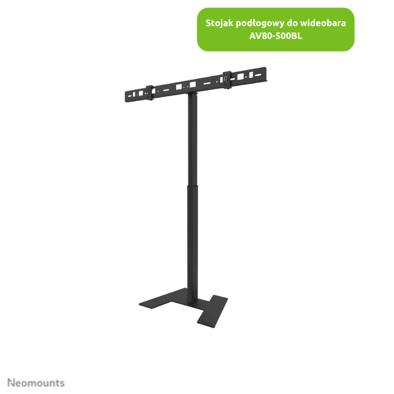 Stojak podłogowy do wideobara Neomounts AV80-500BL