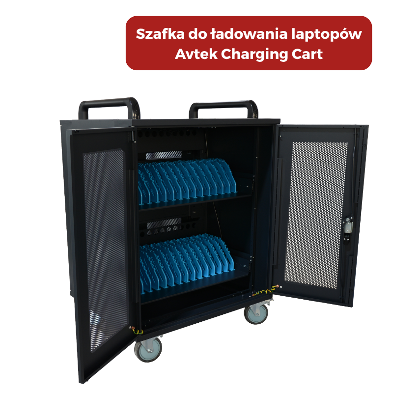 Szafka do ładowania laptop&oacute;w Avtek Charging Cart 20"