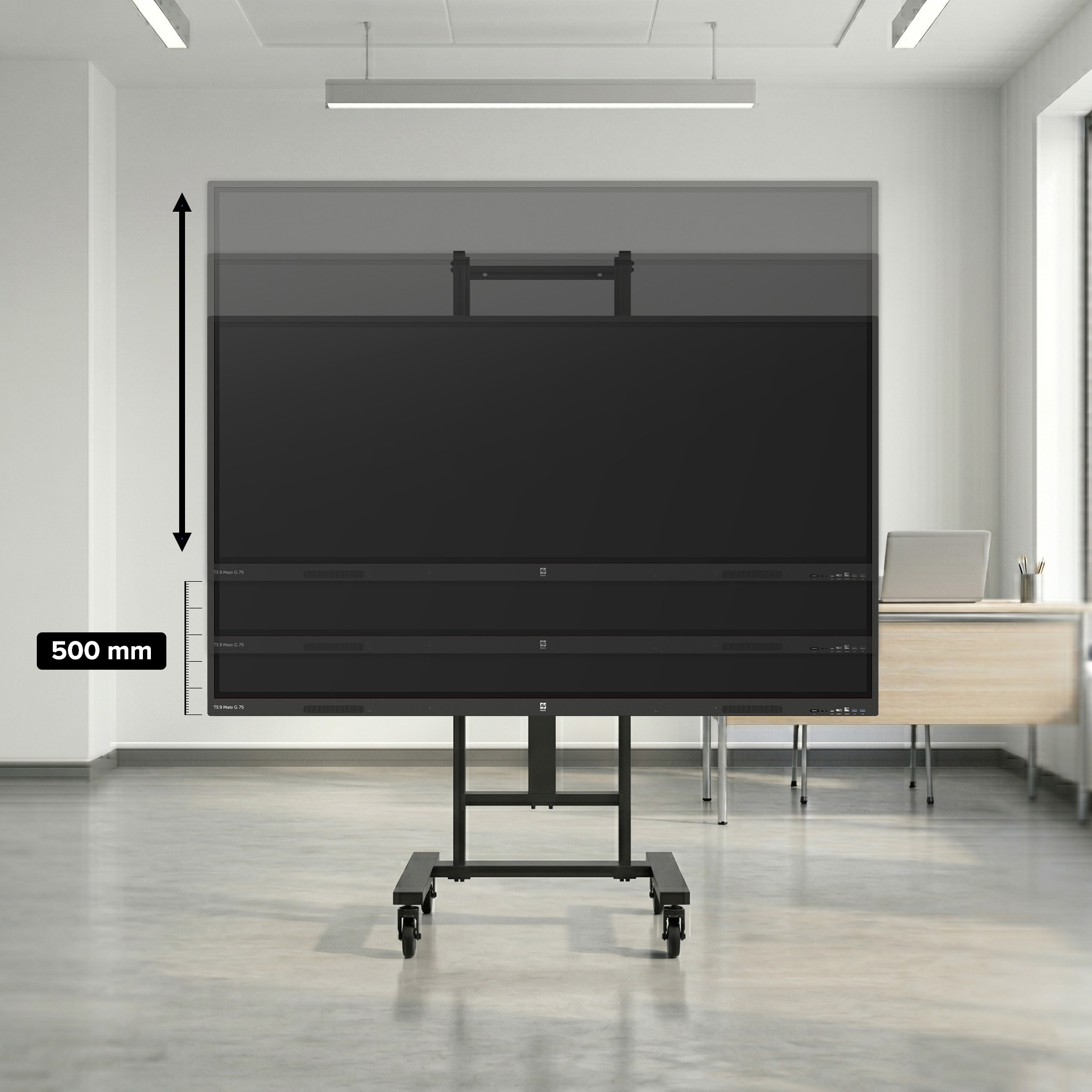 Avtek TS Electric Stand Light - height adjustment