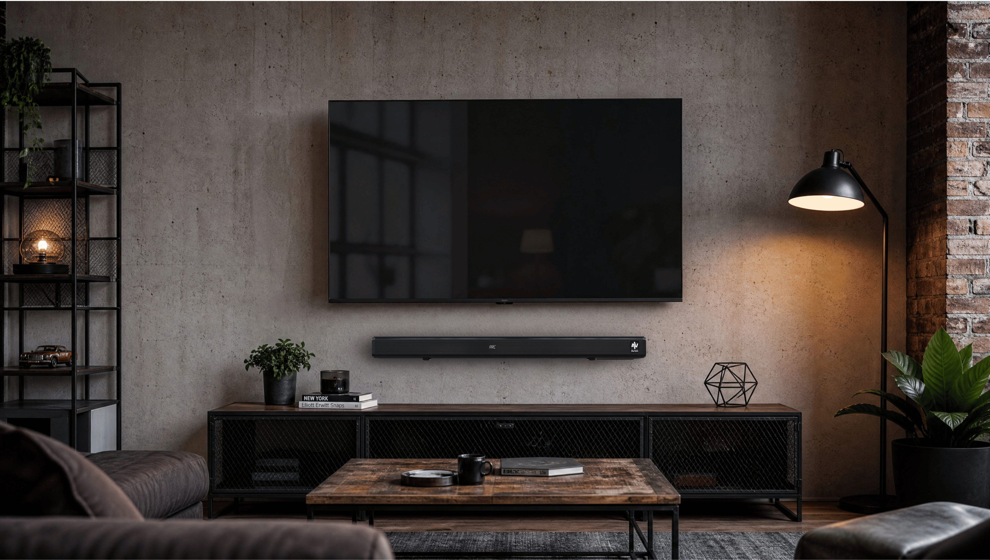 Avtek Soundbar 80 in the living room