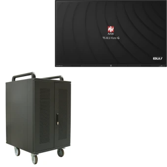 7x monitor interaktywny 75" + 7 x szafka do ładowania laptopów