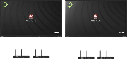 4 x monitor interaktywny z komputerem OPS