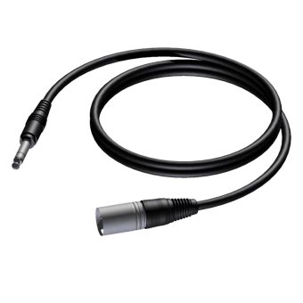 Kabel PROCAB CAB724/5, XLR (M) do 6.3 mm jack (M) stereo (5 m)