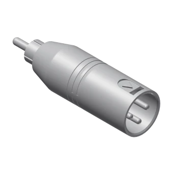 Adapter PROCAB VC135, XLR (M) do RCA (M)