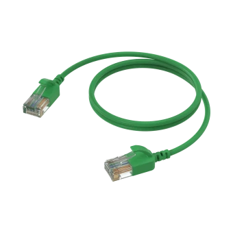 Kabel sieciowy CAT6A PROCAB CSD560G/0.5, zielony (0,5m)