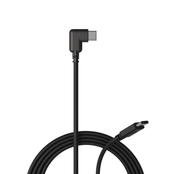 Kabel USB PROCAB CSD622B/1.5, kątowe USB-C 3.2 czarny (1,5m)