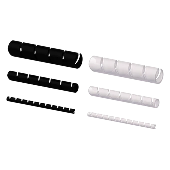 Procab ACW112/B Spiral wrappingband - 12 mm Black version - 10m pack