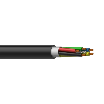 Procab LSS504B/1 Loudspeaker cable - 5 x 0,4 mm? - 21 AWG - with steel tension cable 100 meter,