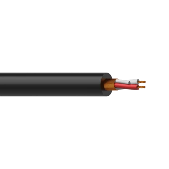 Kabel mikrofonowy PROCAB MC305W/1,  2x 0,23 mm² biały (100m)
