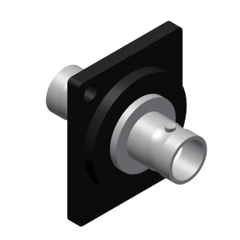 Złącze panelowe  PROCAB VCD30-P, Podwójne bnc (F), 25 szt.