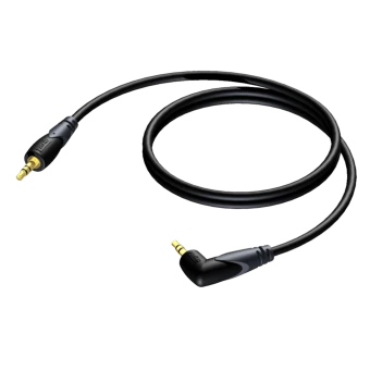 PROCAB CLA718/3 3,5 mm Jack męski stereo - 3,5 mm Jack kątowy męski stereo 3 m