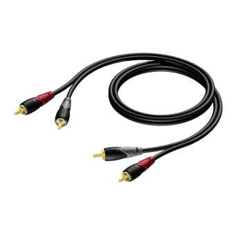 Kabel PROCAB CLA800/5, 2 x RCA (M) do 2 x RCA (M) (5m)