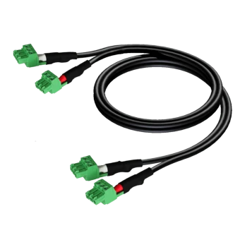 Kabel PROCAB CLA830/0.5, 2 x euroblock do 2 x euroblock (0,5m)