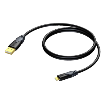 Kabel USB PROCAB CLD612/1, USB-A do USB micro A (1m)