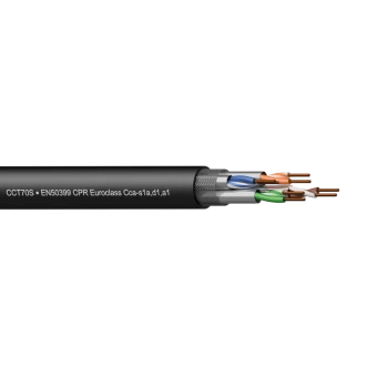 Procab CCT70S-CCA/3 Networking cable - CAT7 - S/FTP - solid 0.25 mm? - 23 AWG - EN50399 CPR Euro