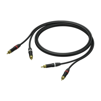 PROCAB PRA800/3 2x RCA/Cinch męskie - 2x RCA/Cinch męskie - UltraFlex™ 3 m