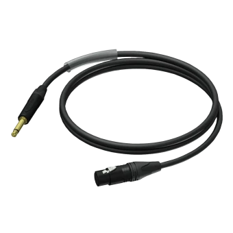 Kabel PROCAB PRA900/5, jack (M) mono do XLR (F) (5m)