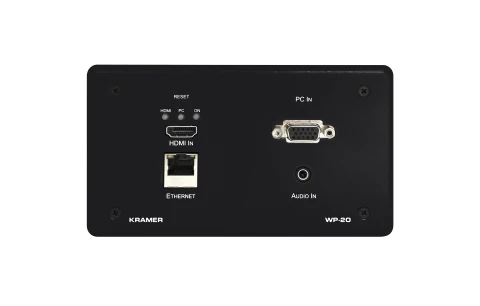 Nadajnik ścienny Kramer WP-20/EU(B)-86, HDMI + VGA