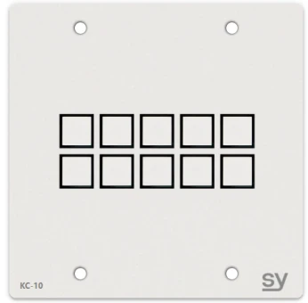 Klawiatura sterująca SY KC10E-W-US (10 klawiszy + PoE) Biała US