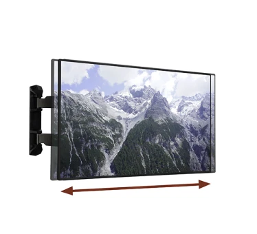 Uchwyt przegubowy, obrotowy, podwójny funkcją pochylania i obrotu B-Tech BT8226/B (Vesa 600 x 400)