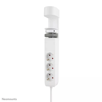 Gniazdko biurkowe z uchwytem zaciskowym oraz portami USB-C i USB-A Neomounts DS22-840WH6