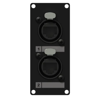 Panel z 2 etherCON CAYMON CASY168/B
