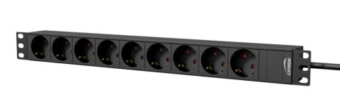 Listwa zasilająca 19" CAYMON PSR109G/B