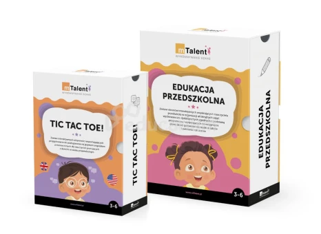 Oprogramowanie mTalent Edukacja Przedszkolna + mTalent Tic Tac Toe! (wiek 3-6)