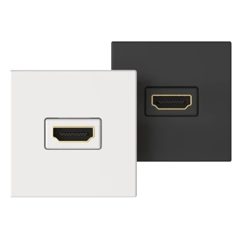 Płytka przyłączeniowa AUDAC CP45HDM/B, czarna