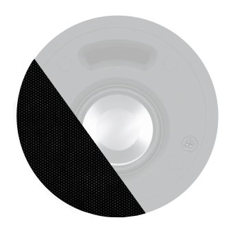 Maskownica do głośnika CELO2 AUDAC GLC02I/B czarna