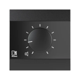 Naścienny regulator głośności AUDAC WP200/B czarny
